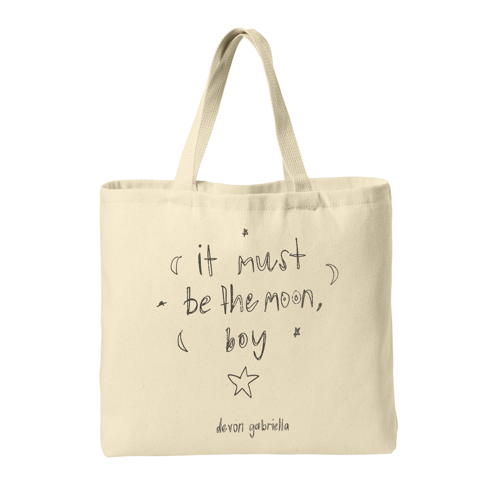 Moon Boy Tote Bag